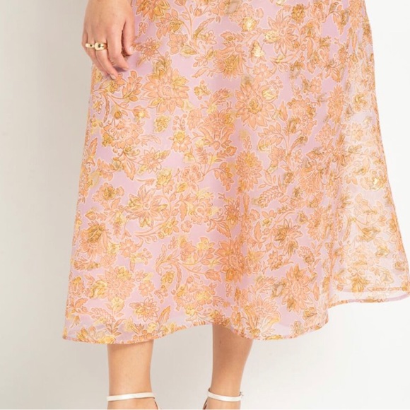 NWT: Eloquii Floral Skirt - Picture 3 of 5